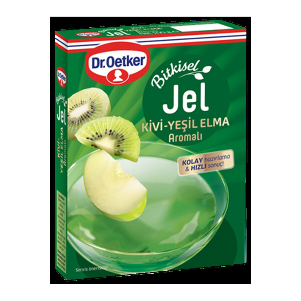 Dr.oetker Bitkisel Jel Kivi Yeşil Elma Aromalı 100 G