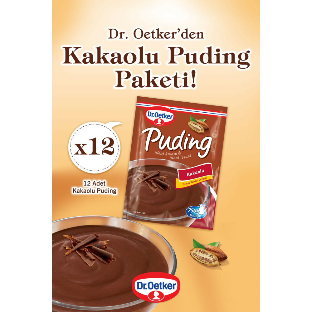 Puding Kakaolu 12'li