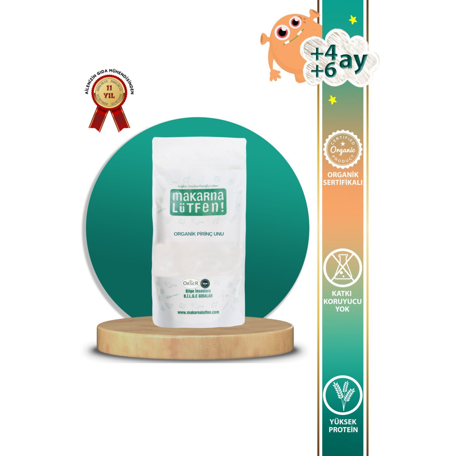 Organik Pirinç Unu 250 g