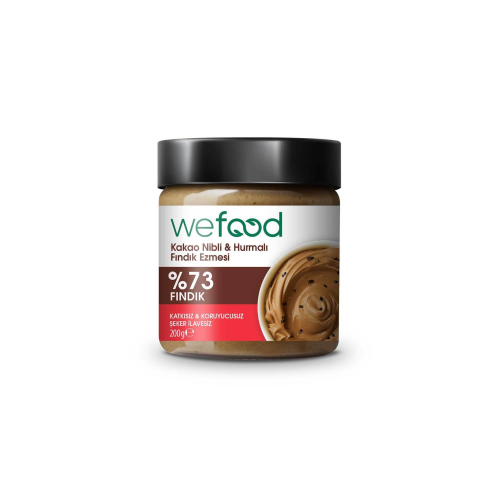 Kakao Nibli Hurmalı Fındık Ezmesi 200 gr