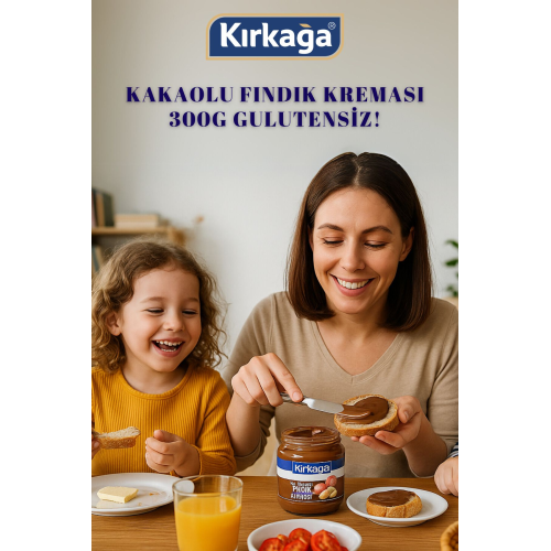 Kakaolu Fındık Kreması 300g G!lutensiz! | Sürülebilir Çikolata | Doğal & Katkısız