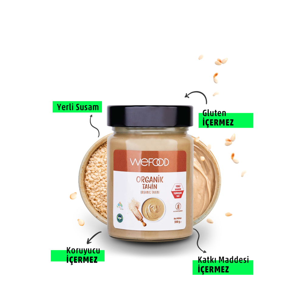 Organik Tahin 300 gr Yerli Susam