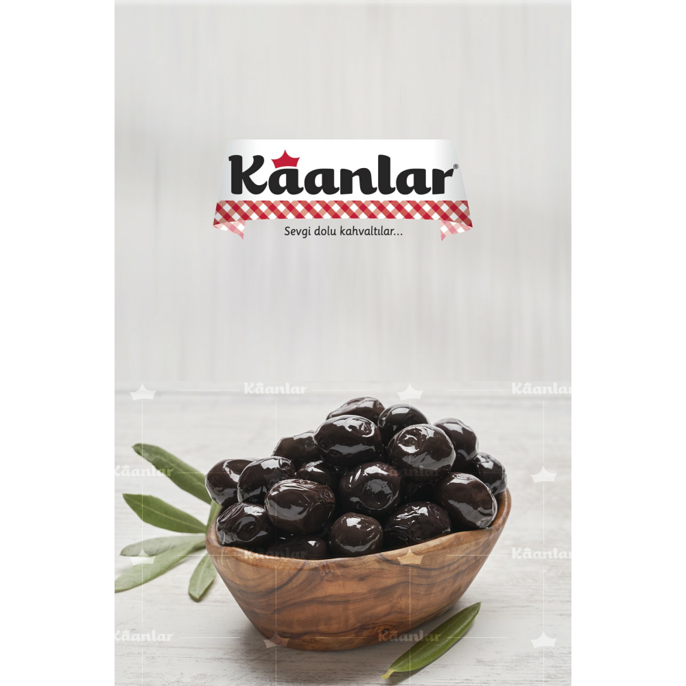 Doğal Salamura Yağlı Siyah Zeytin Premium 1000 gr ( 201-230)