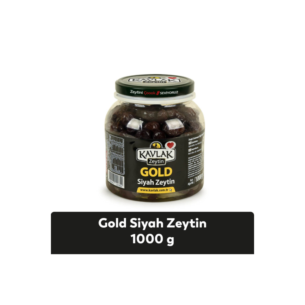 Gold Gemlik Siyah Zeytin 1 Kg
