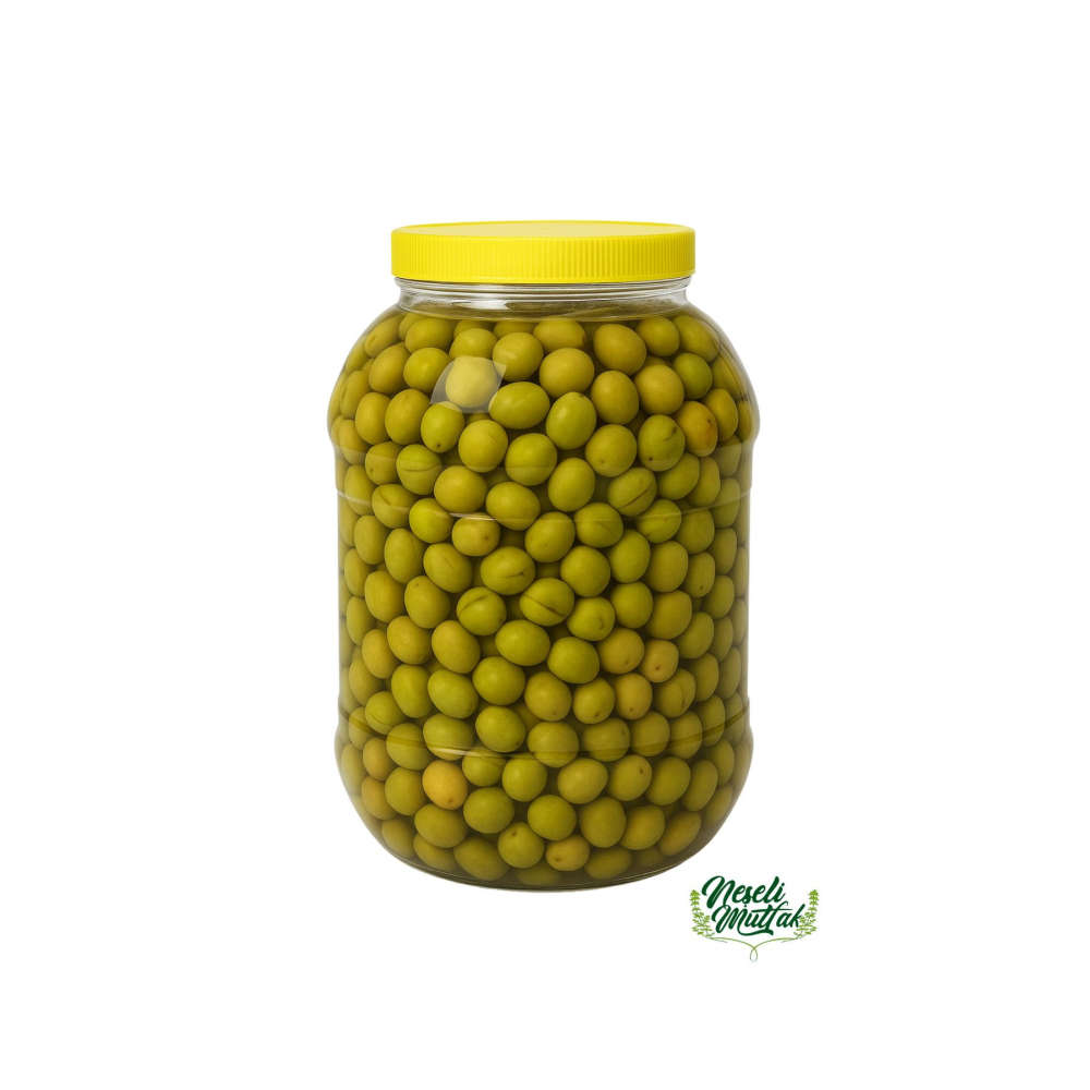 Yeşil Zeytin Halhali Kırılmış Net 3.5 Kg