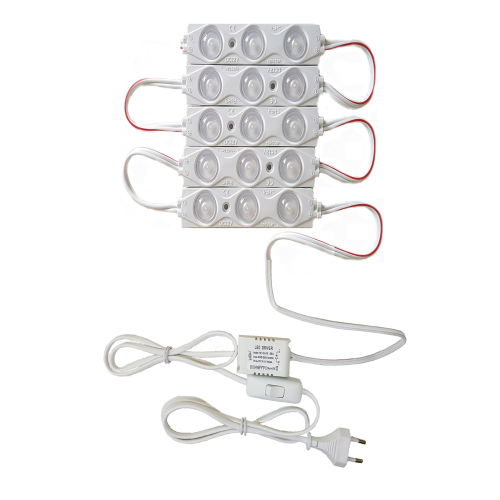 Akvaryum Modül Led Aydınlatma Beyaz Işık Anahtarlı 5'li