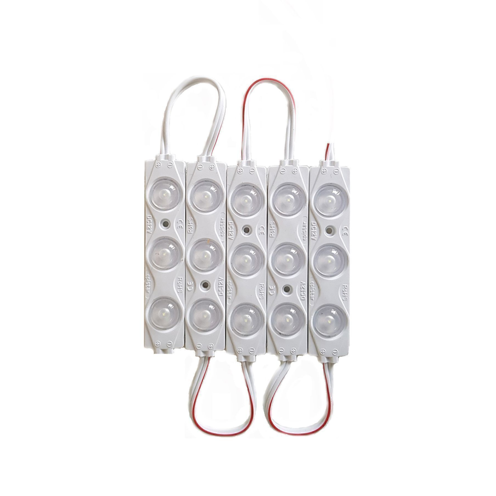 Bayırtech Mutfak Dolabı Tezgah Vitrin Içi Aydınlatma Modül Led Beyaz Işık 5’li Adaptörsüz Anahtarsız