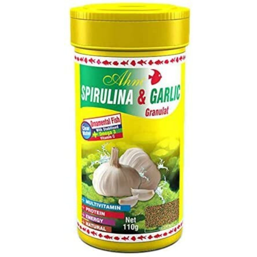 Spirulina Garlic Sarımsaklı 100ml Balık Yemi