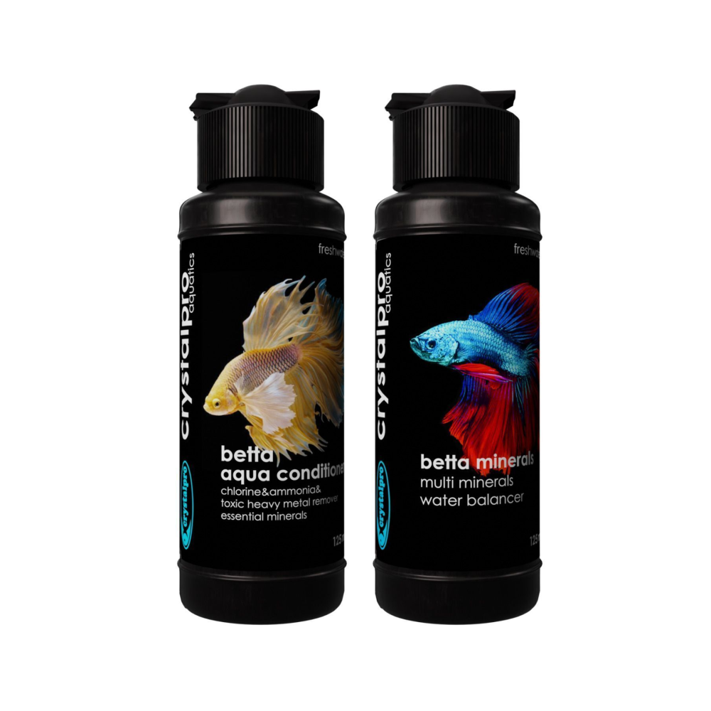 Beta Bakım Seti - Betta Minerals Ve Betta Aqua Conditioner Su Düzenleyici Ikili Set 2x125ml