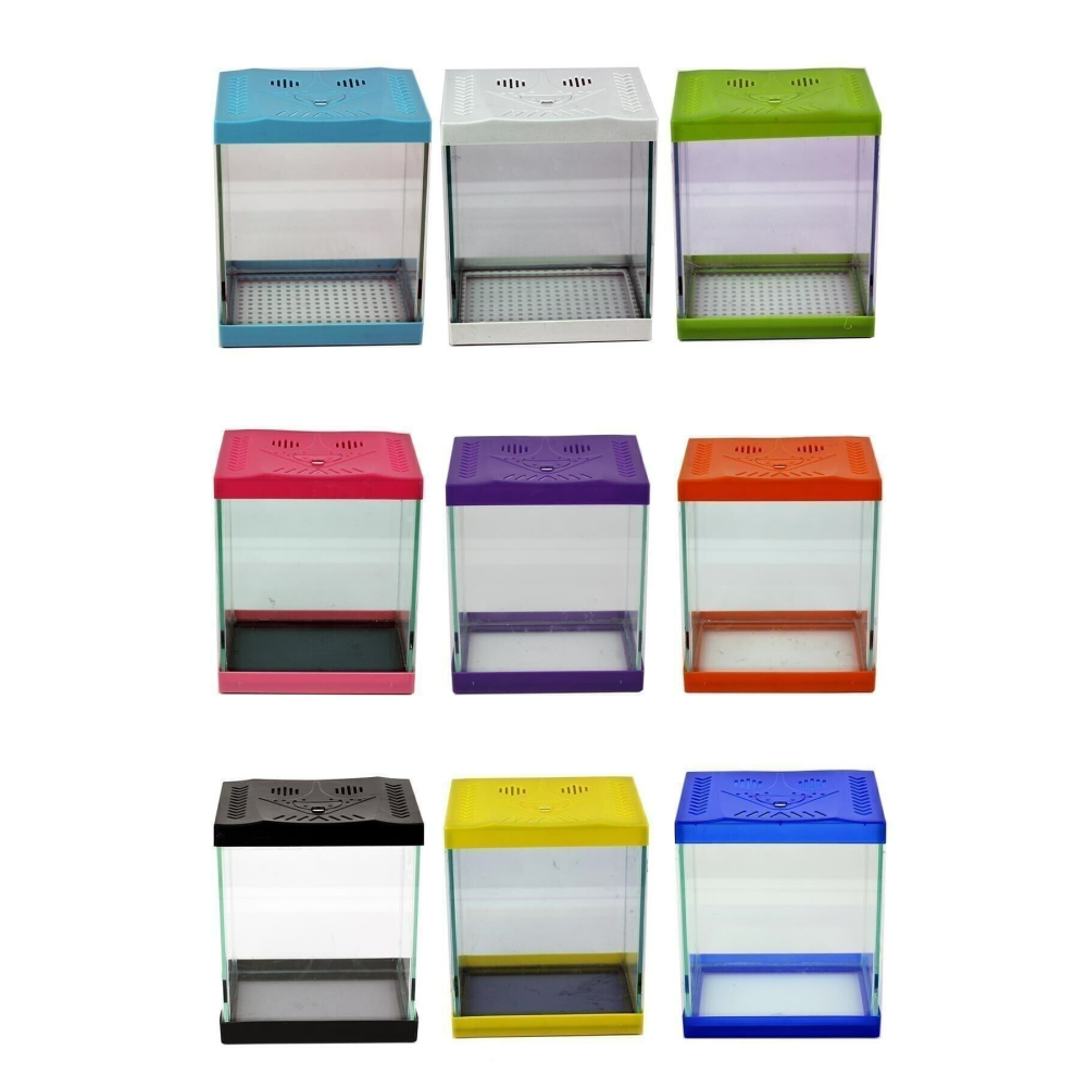 Ibrahimli Petshop Renkli Mini Akvaryum 23x20x14,5 Cm