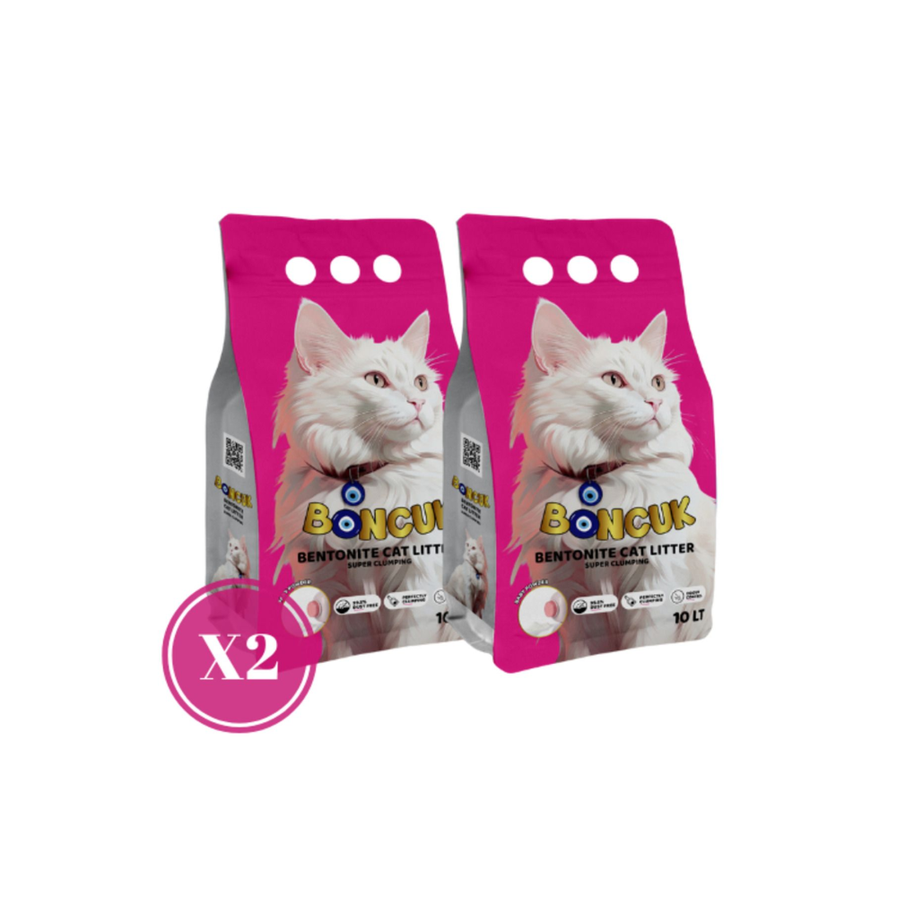 Bebek Pudrası Kokulu 10l X 2 Kedi Kumu