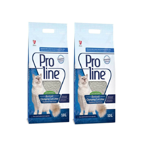 Proline Parfumsüz Kedi Kumu 2x10 L ( 2 Adet 10 L )