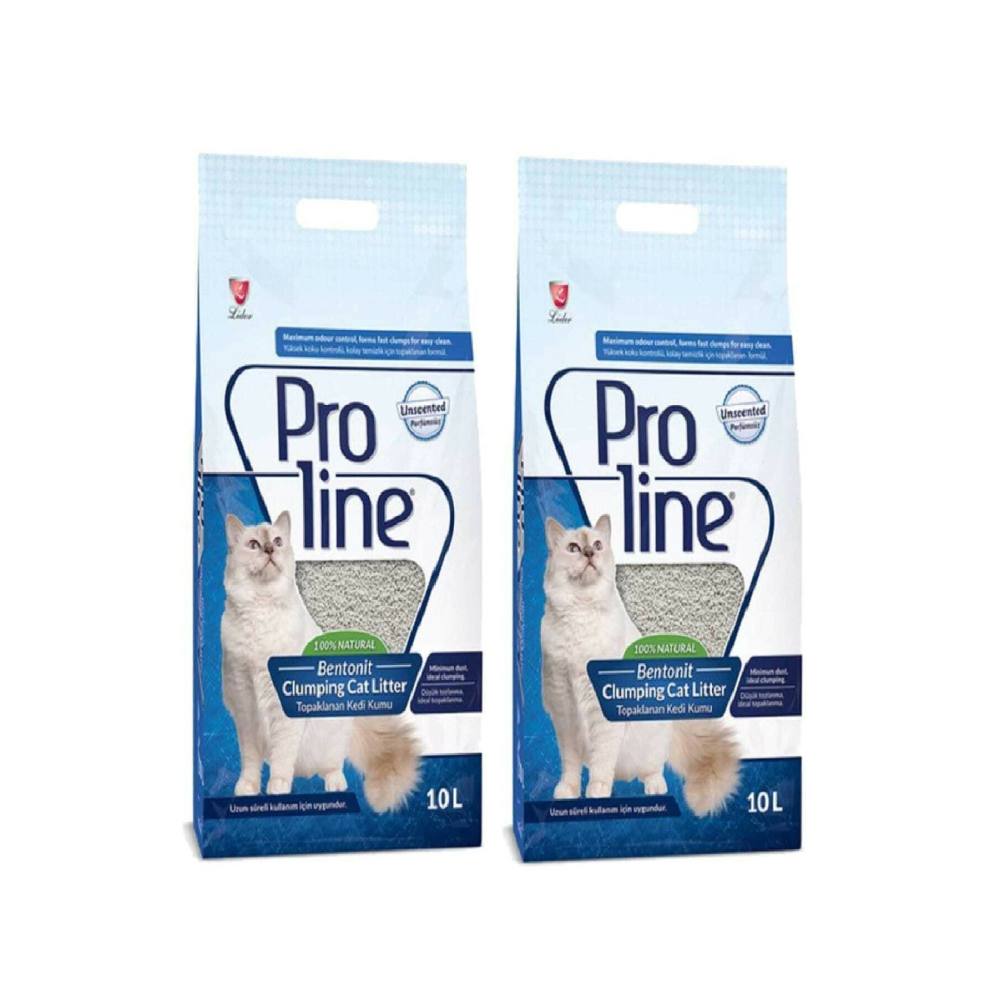 Proline Parfumsüz Kedi Kumu 2x10 L ( 2 Adet 10 L )