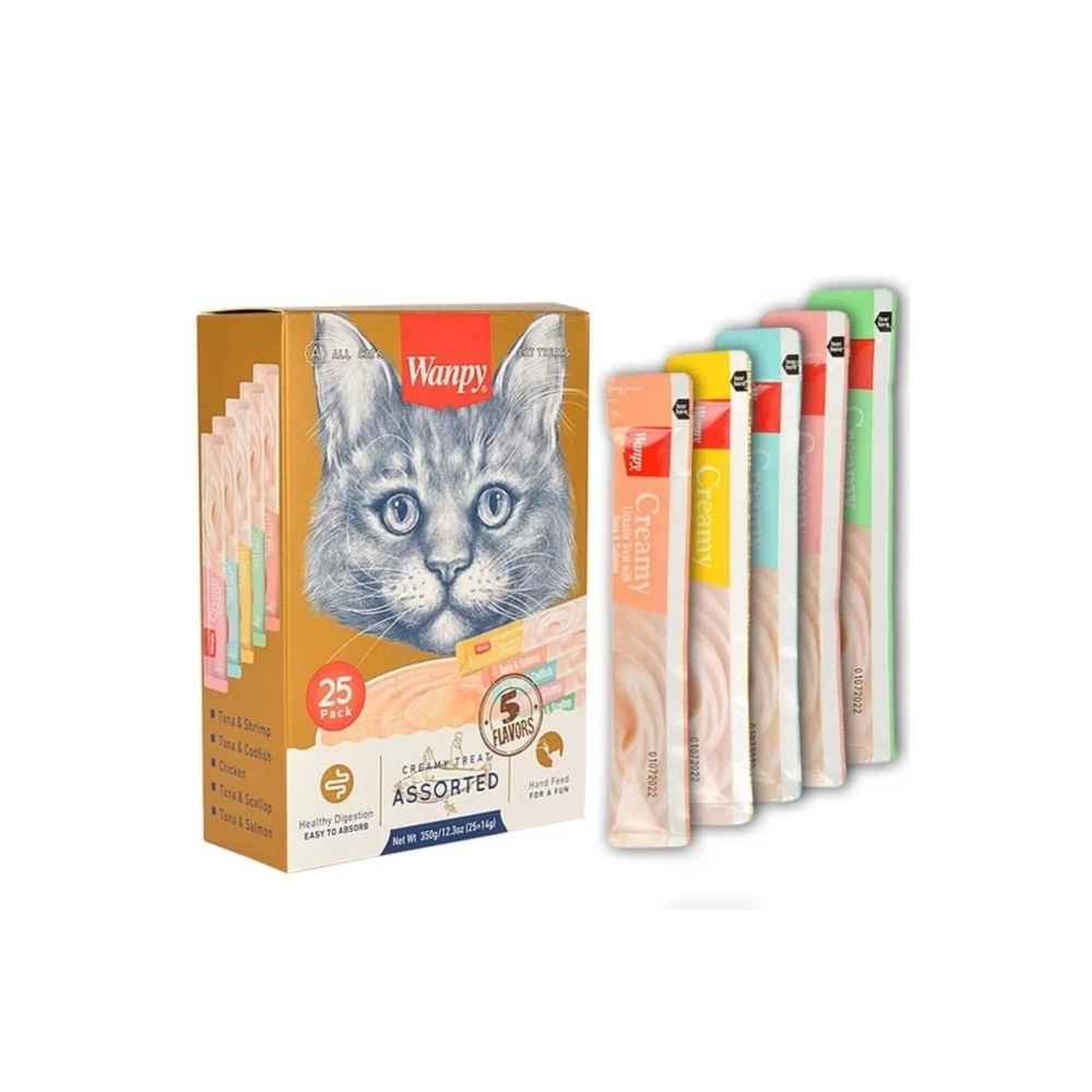 Karışık Sıvı Kedi Ödül Maması 25x14 gr