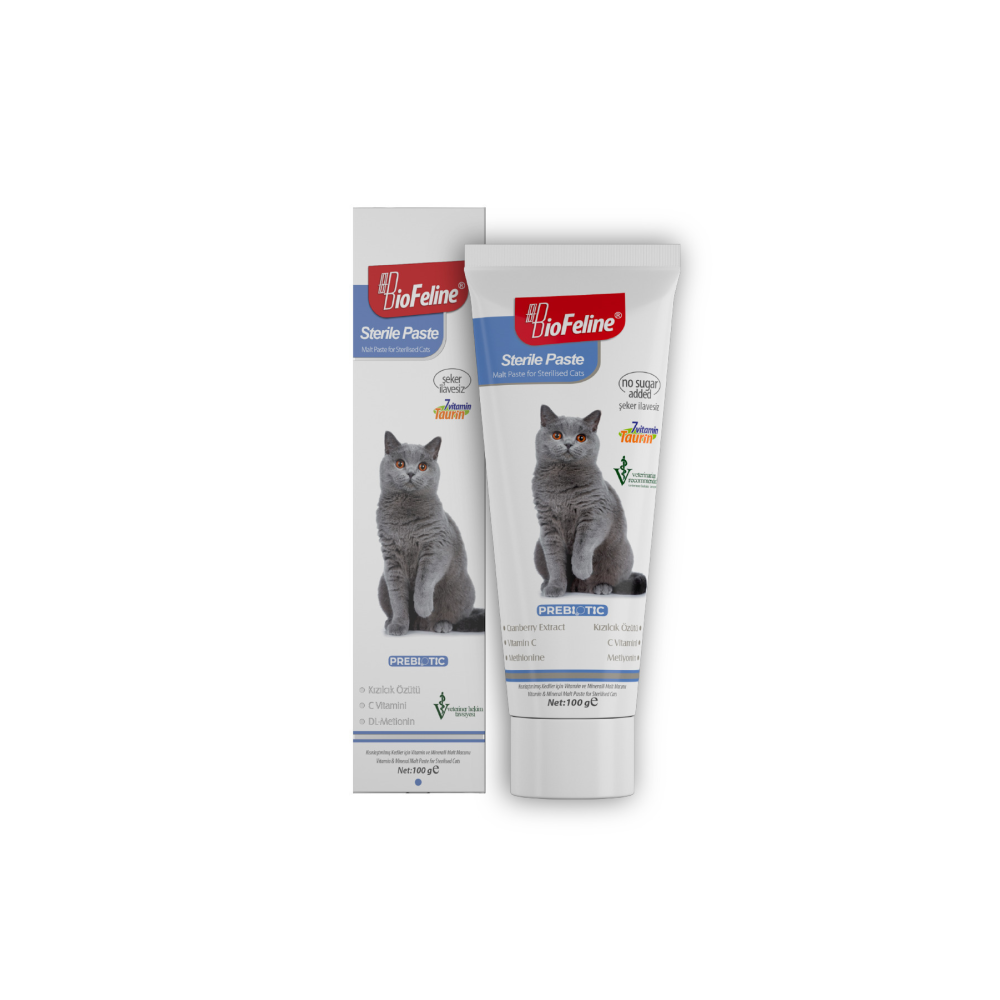 Kısır Kediler için Multivitaminli Malt Macun 100 gr (STERİLE PASTE)