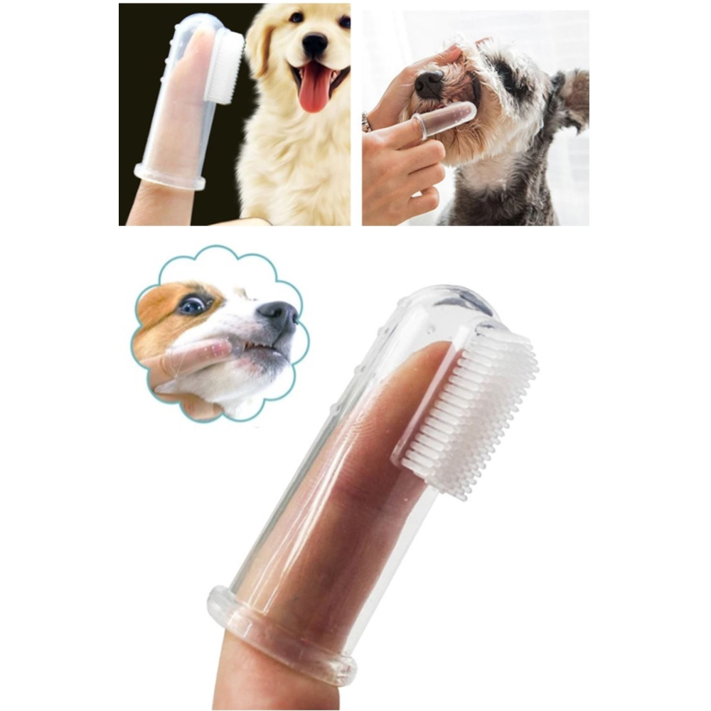 Silikon Kedi Ve Köpek Diş Fırçası Evcil Hayvan Diş Bakım Fırçası Yumuşak Diş Tartar Diş Fırçası
