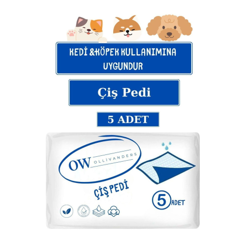 Kedi Köpek Çiş Pedi 60x90cm 5 Adet