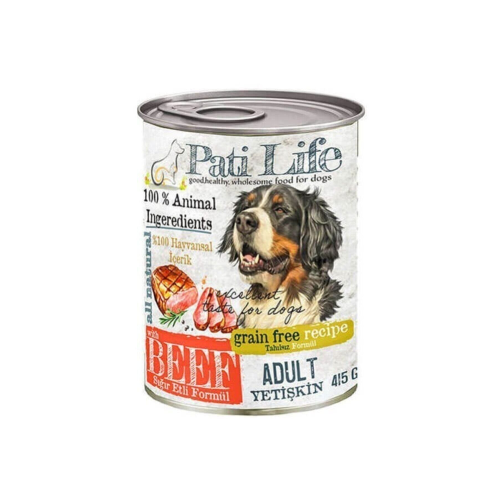 Pati Lıfe 415 Gr Köpek Sığır Etli Konserve 24 Adet