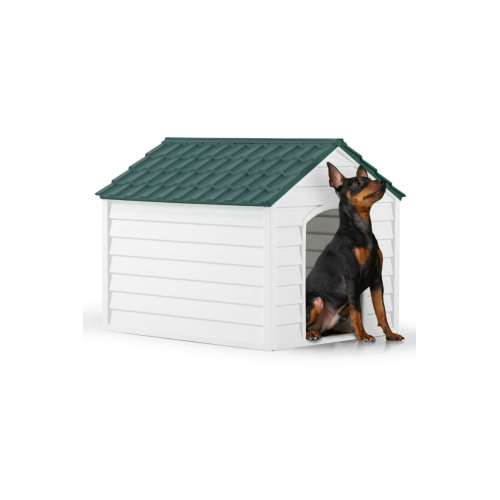 Plastik Pet Kulübesi Dış Mekan Suya Dayanıklı Yeşil