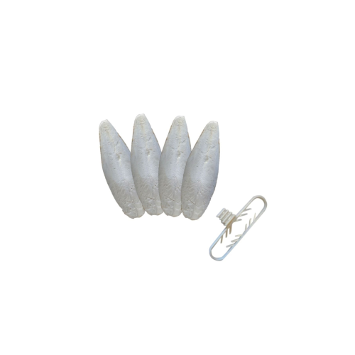 4 Adet Temizlenmiş Mürekkep Balığı (KALAMAR) Kemiği 7-8cm Ve Tutacak