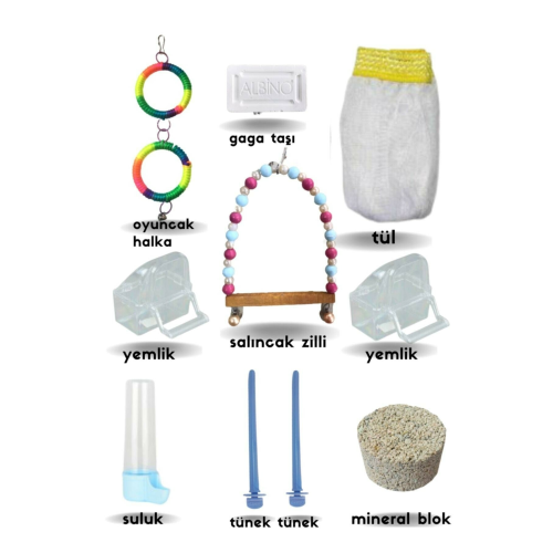 Premium Kuş Kafesi Paketi