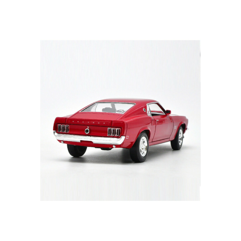 1969 Ford Mustang Boss 429 BORDO 1:24 Model Araba