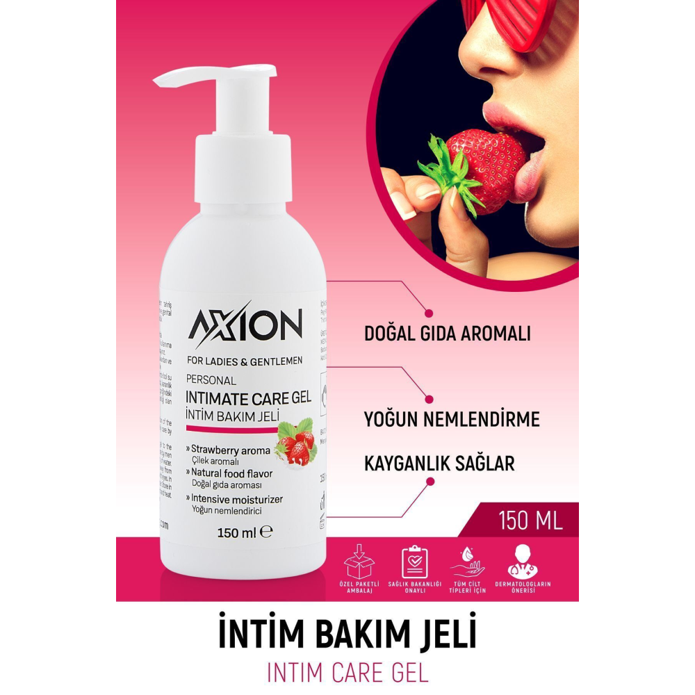 Kayganlaştırıcı Çilek Aromalı - Intim Bakım Jeli - 150 ml