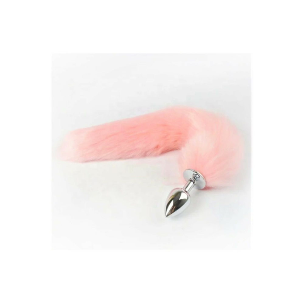 Tilki Kuyruğu Anal Plug Pembe