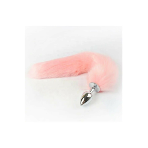 Tilki Kuyruğu Anal Plug Pembe