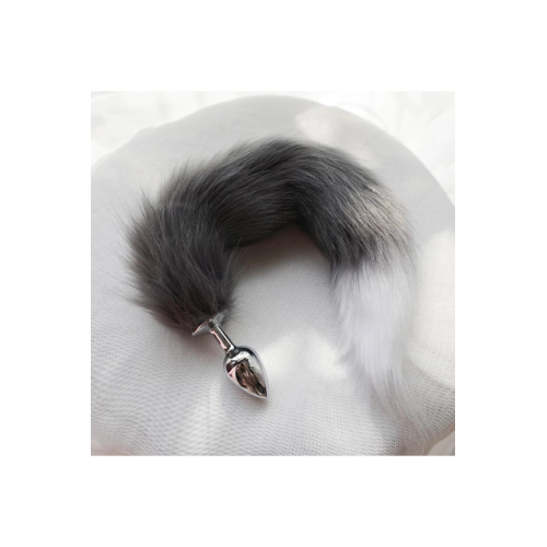 Tilki Kuyruğu Plug Gri Beyaz