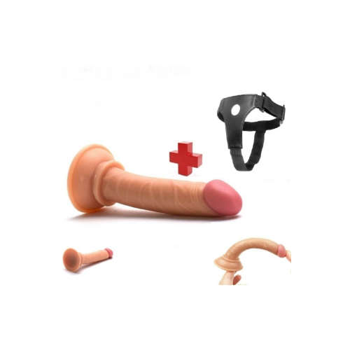 Belden Bağlamalı Takma 13 Cm Kemerli Penis