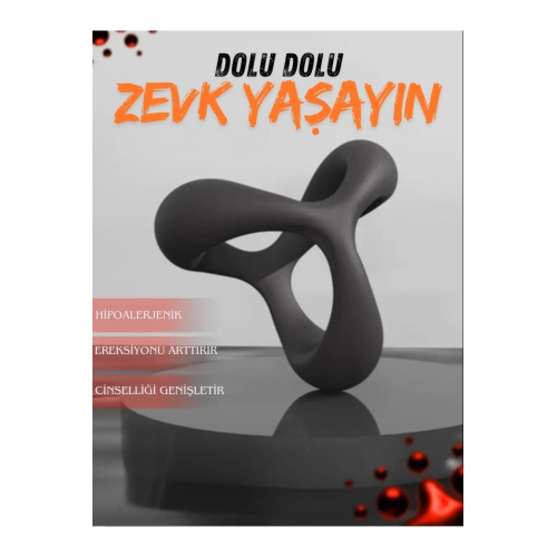 Asg Medical Ultra Esnek Yapıda Elastik Yumuşak Silikon Rahat Takılabilir Süper Testis Penis Halkası