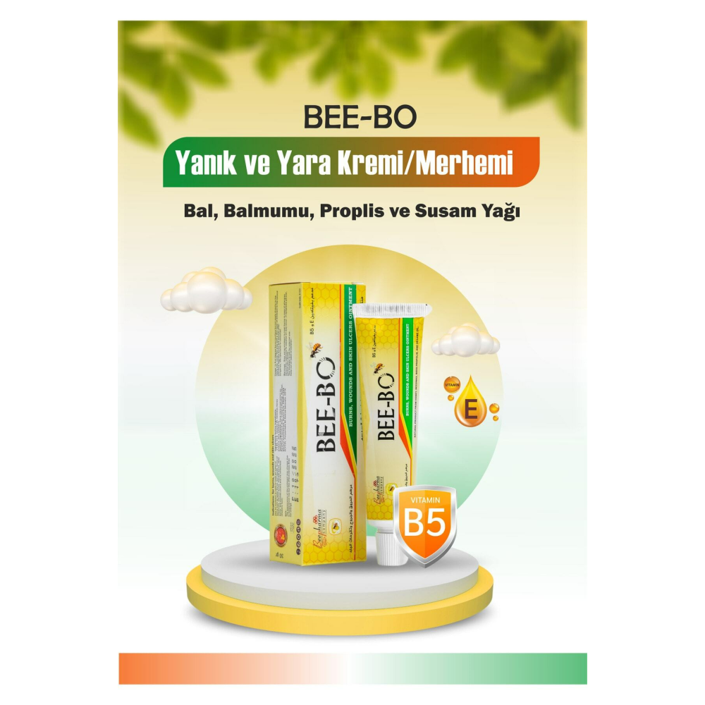 Bal, Balmumu, Propolis Ve Susam Yağlı Yanık Ve Yara Kremi/merhemi 30gr
