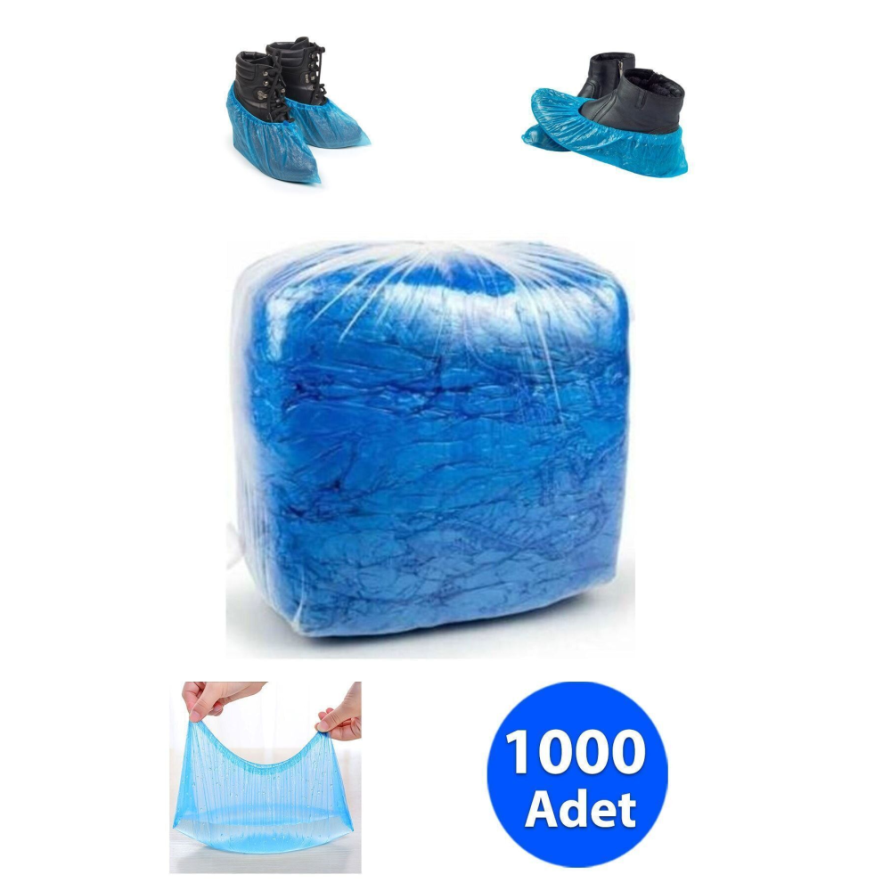 Galoş Tek Kullanımlık Ayakkabı Kılıf Kaymaz Yağmur Su Toz Geçirmez Halı Ev Ofis Otel iş Yeri Hastane