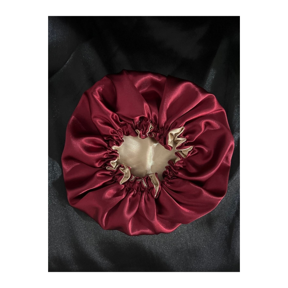 Çift Taraflı Ipek Saten Saç Bakım Ve Uyku Bonesi