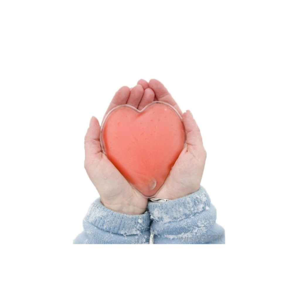 Kalp Şeklinde Sihirli Jel Avcı Balıkçı Dağcı El Isıtıcısı Torba Kalpli Cep Sobası