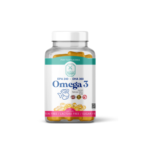 Omega 3 Epa 240 Dha 360 200 Yumuşak Kapsül Softgel 1300 Mg