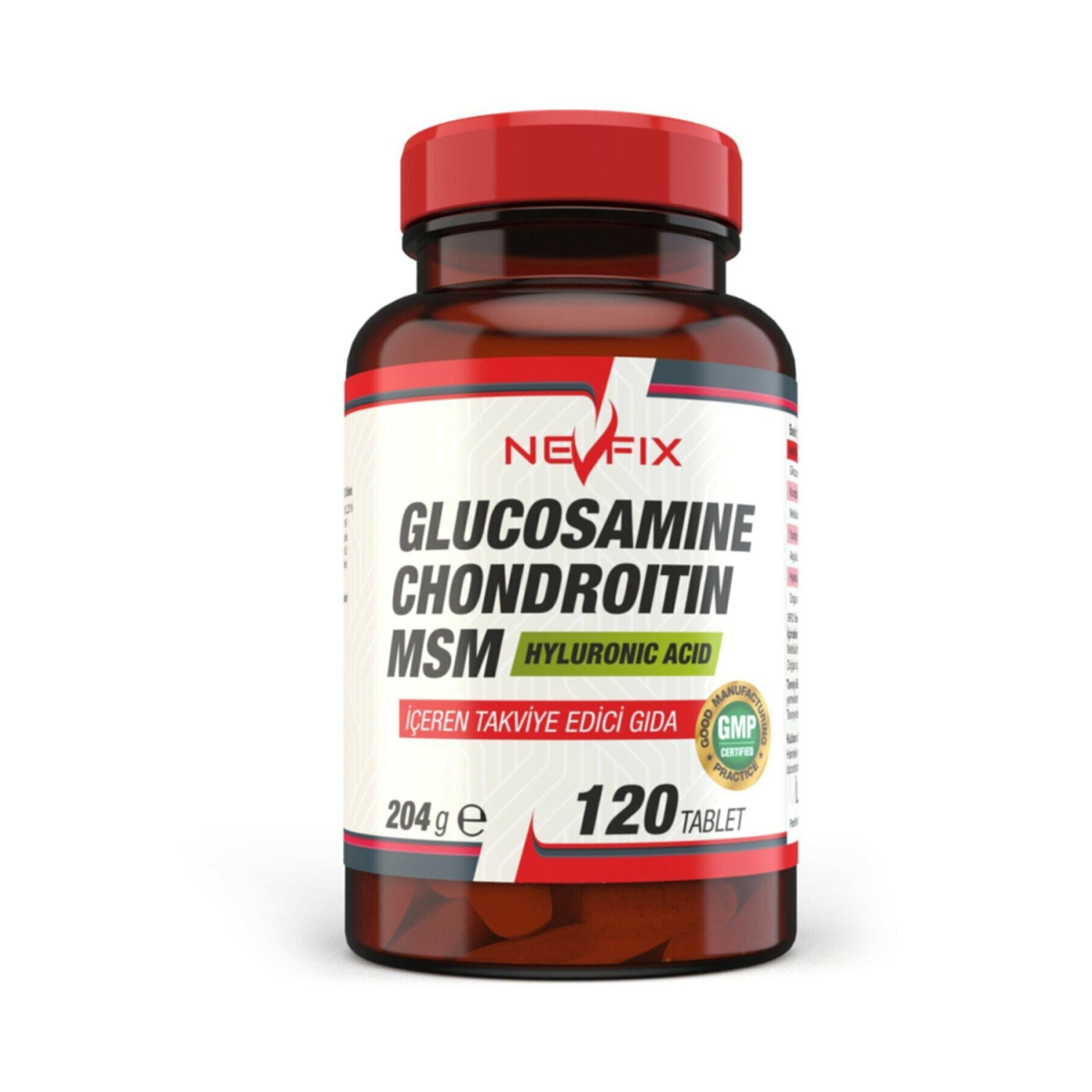 Glucosamine Chondroitin Msm Hyaluronic Acid 120 Tablet