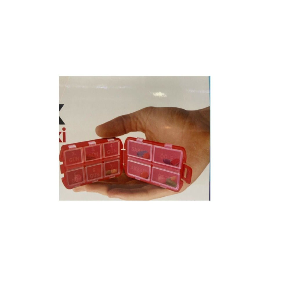 Hapkabı Ilaç Saklama Kutusu Maxi Haftalık