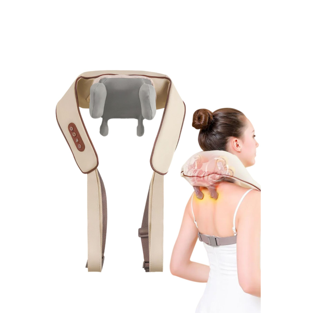 İnsan Eli Hissi Veren Şarjlı Masaj Aleti – Ovmalı, Boyun, Sırt Ve Bacak Masaj Cihazı