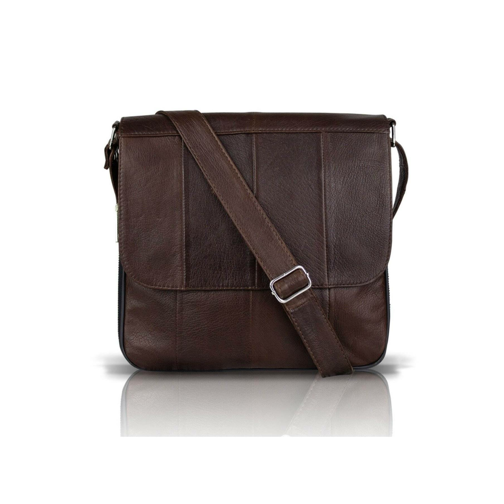 fubileather Crossman Hakiki Deri Unisex Çapraz Postacı Çanta Standart Beden