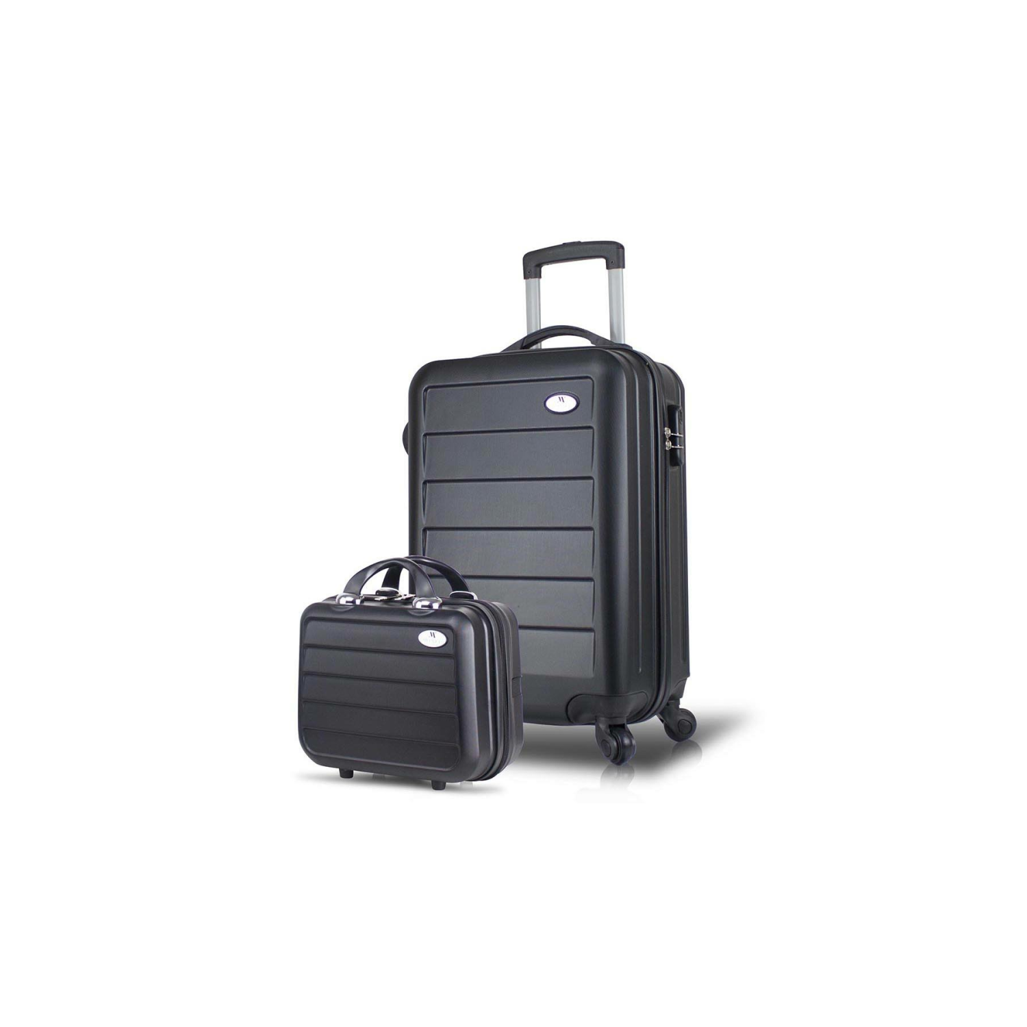 My Valice Ruby Abs 2'li Valiz Seti (Makyaj + Kabin Boy) Siyah