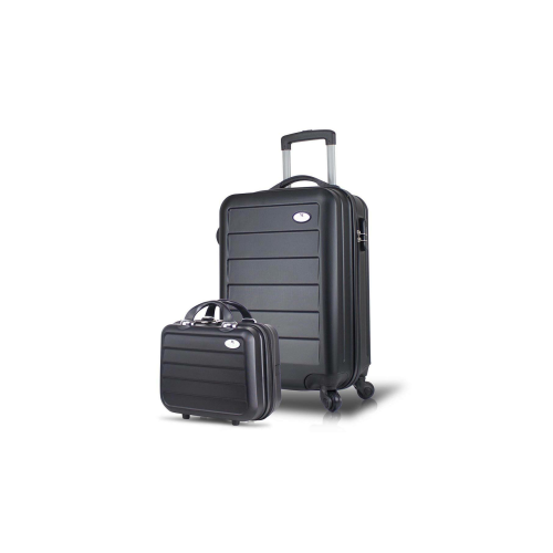 My Valice Ruby Abs 2'li Valiz Seti (Makyaj + Kabin Boy) Siyah