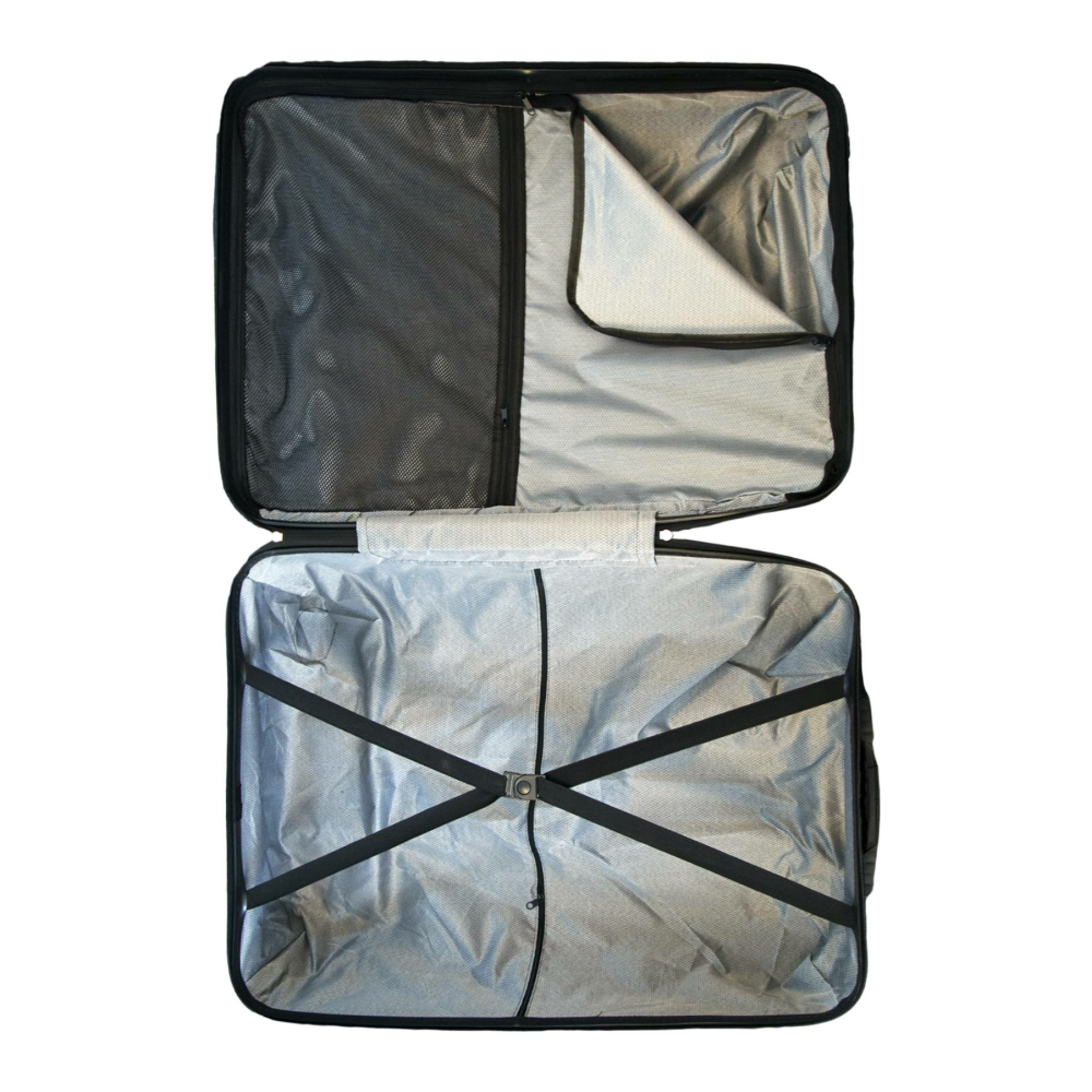 Wexta Wx-300 Baskılı Büyük Boy Valiz Mint Yeşili