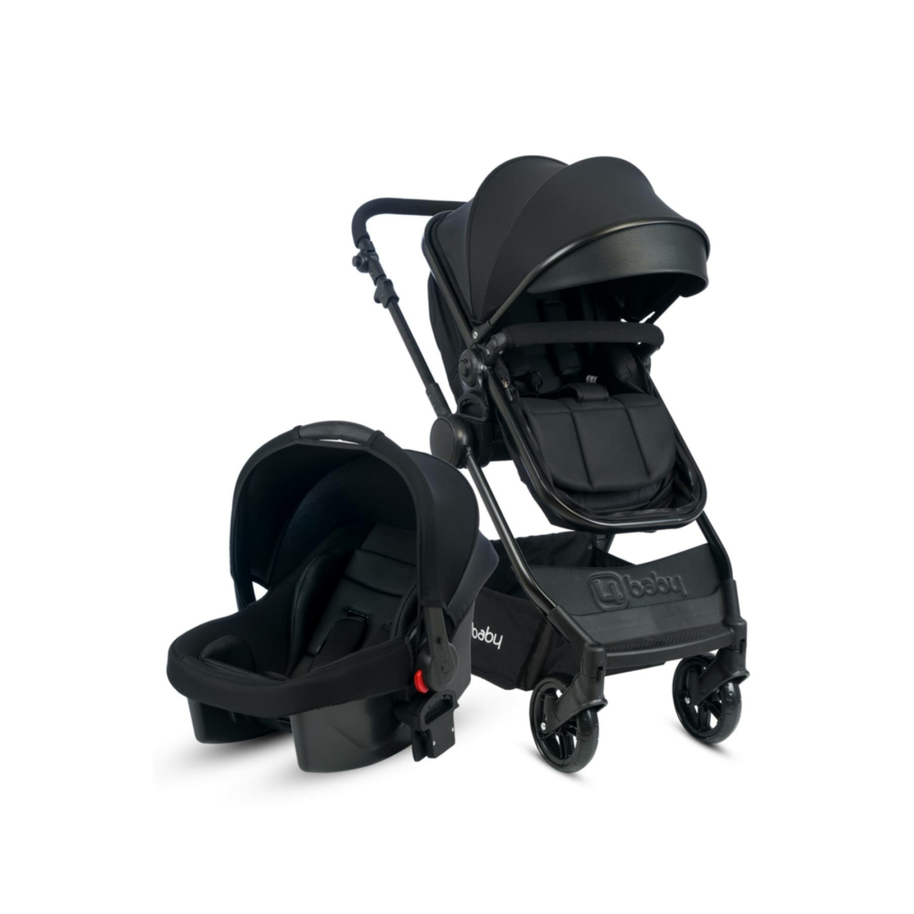 4 Baby AB-482 Cool Black Travel Sistem Bebek Arabası Siyah
