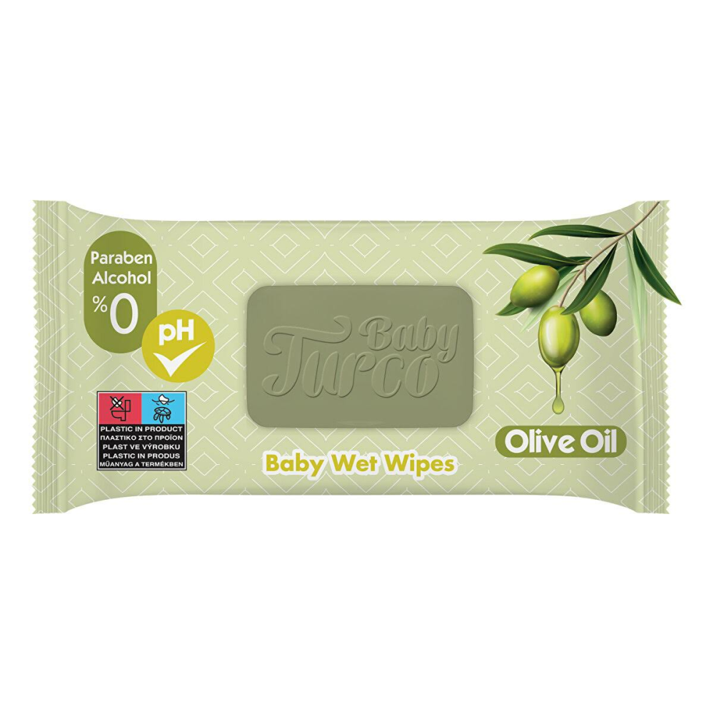 Baby Turco Zeytinyağlı Islak Bebek Havlusu 24 X 90 Adet