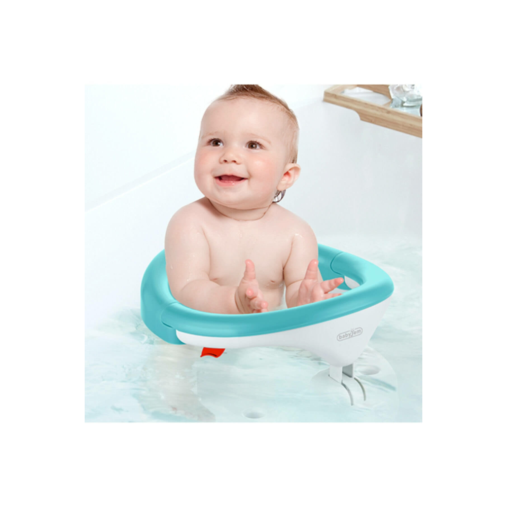 BabyJem Yandan Açılır Banyo & Mama Oturağı Turkuaz