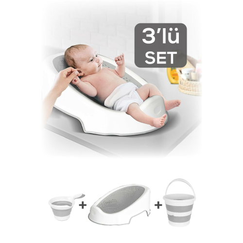 Meleni Home Soft Bebek Yıkama Besleme Küveti Silikon Fileli