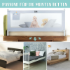 Kid's Supply Yatak rayları [180x80cm] - Güvenli ve yüksekliği ayarlanabilir yatak koruyucu [70-90cm] - Karyola ve ebeveyn yatağı için düşme koruması