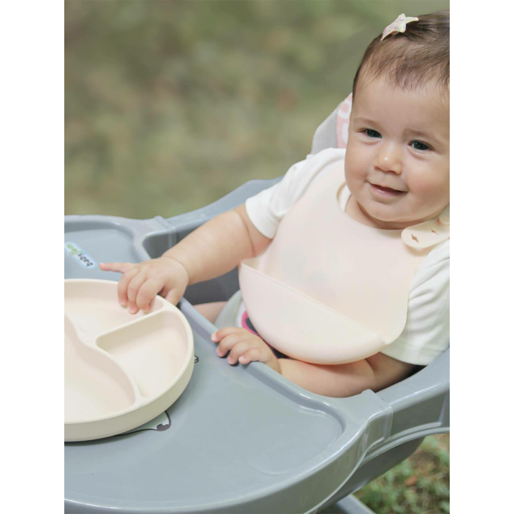 Babyjem Ekru Silikon Beslenme Seti